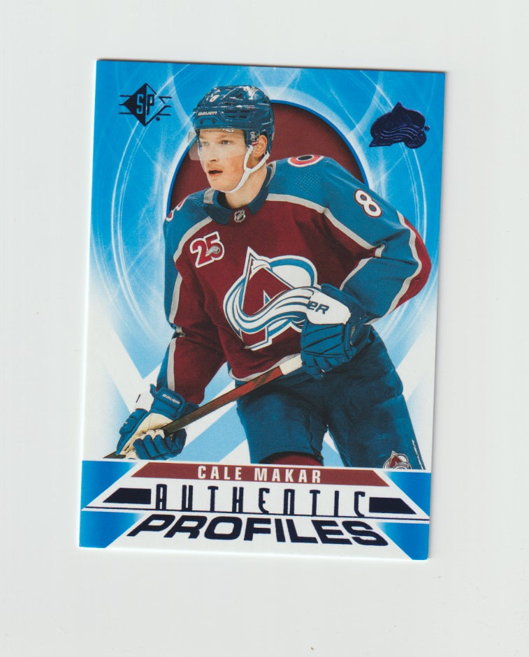 2020-21 SP Authentic Profiles Blue #AP-8 Cale Makar