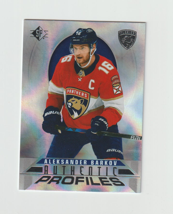 2020-21 SP Authentic Profiles Sphericity #AP-18 Aleksander Barkov