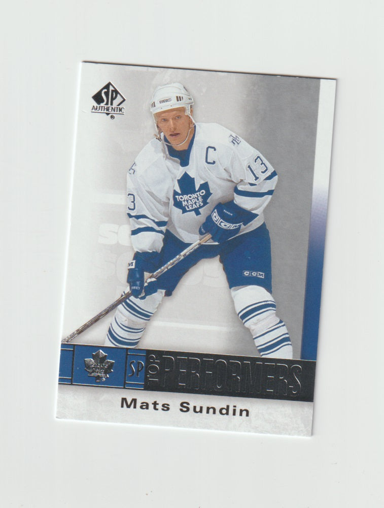 2020-21 SP Authentic Top Performers #TP-MS Mats Sundin