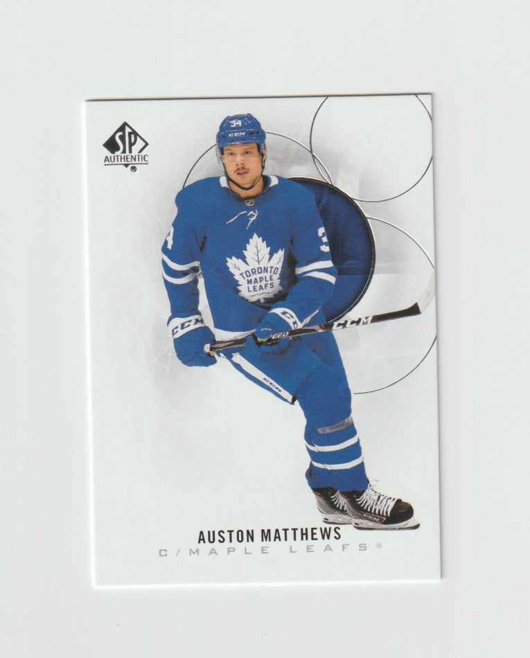 2020-21 SP Authentic #58 Auston Matthews