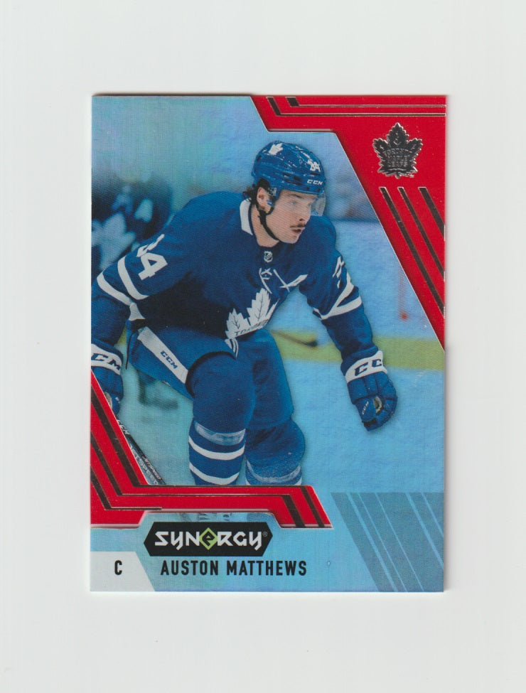 2020-21 Synergy Red Codes #39 Auston Matthews