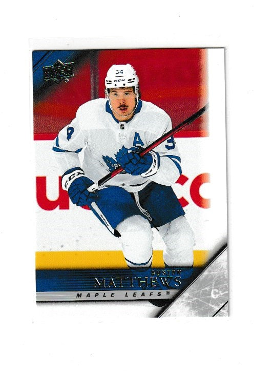 2020-21 Upper Deck 05-06 Upper Deck Tribute #T-62 Auston Matthews