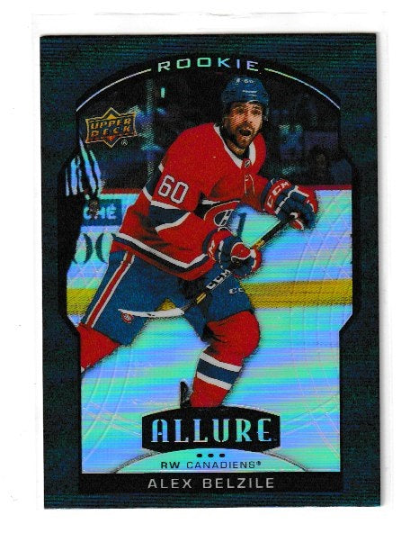 2020-21 Upper Deck Allure Black Rainbow Rookie #71 Alex Belzile