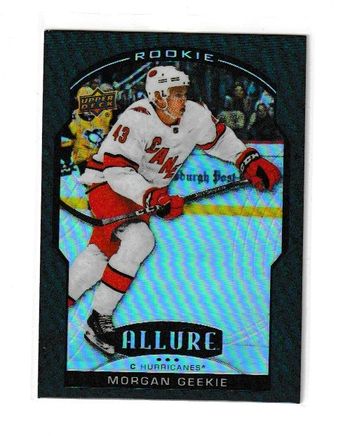 2020-21 Upper Deck Allure Black Rainbow Rookie #74 Morgan Geekie