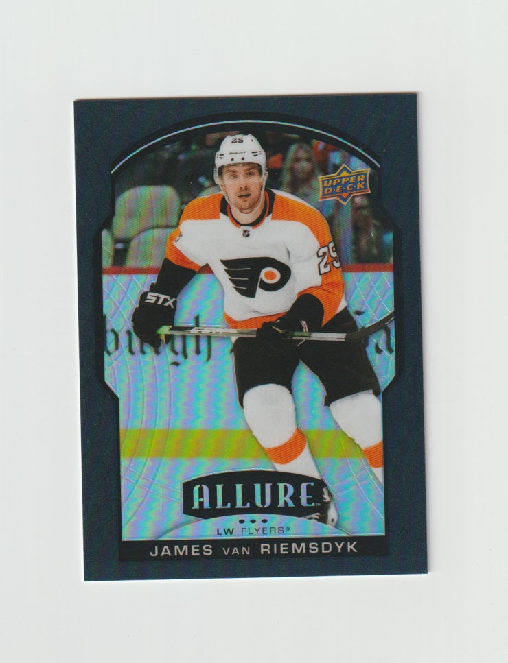 2020-21 Upper Deck Allure Black Rainbow #17 James van Riemsdyk