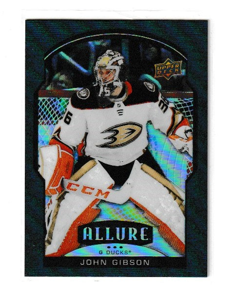 2020-21 Upper Deck Allure Black Rainbow #18 John Gibson