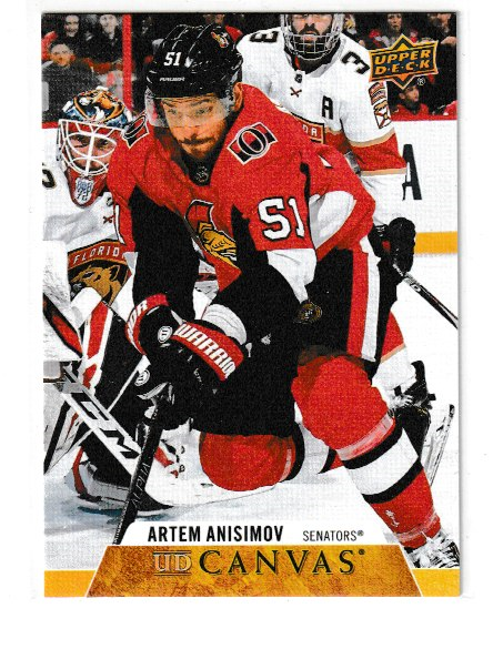 2020-21 Upper Deck Canvas #C180 Artem Anisimov