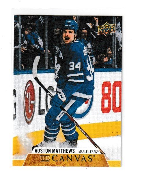 2020-21 Upper Deck Canvas #C75 Auston Matthews