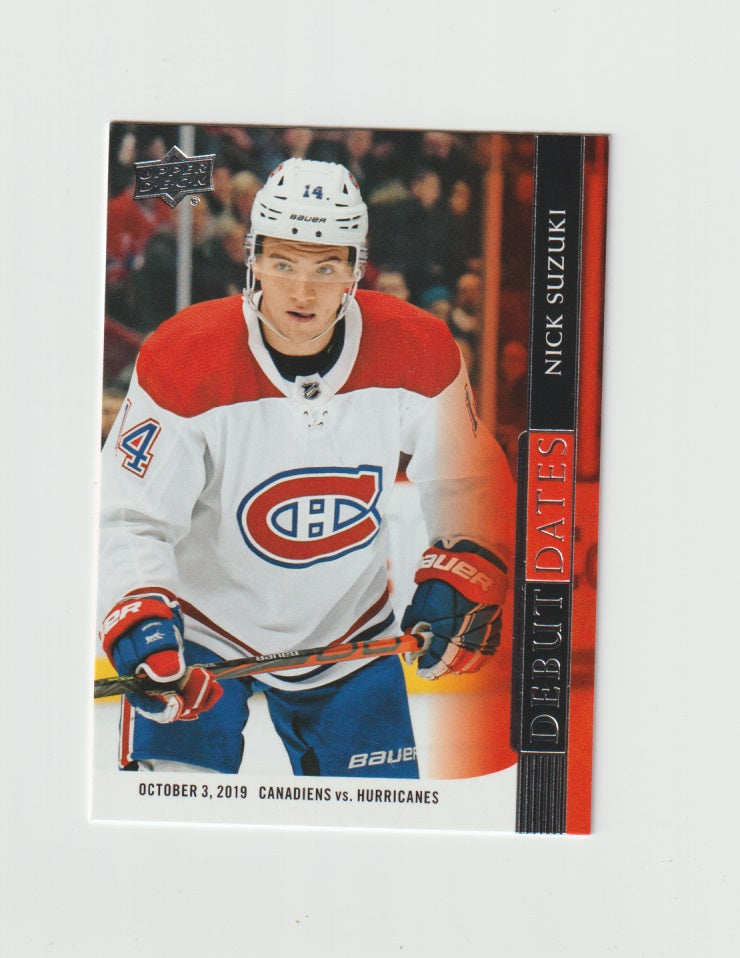 2020-21 Upper Deck Debut Dates #DD-1 Nick Suzuki