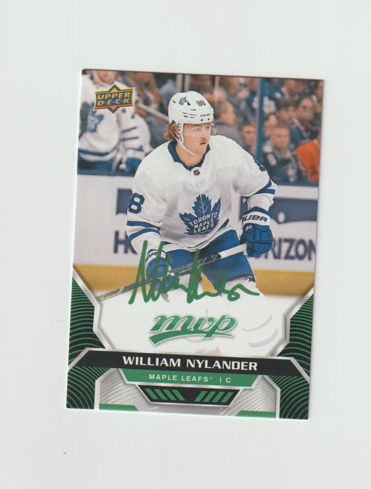 2020-21 Upper Deck MVP Green Script #124 William Nylander