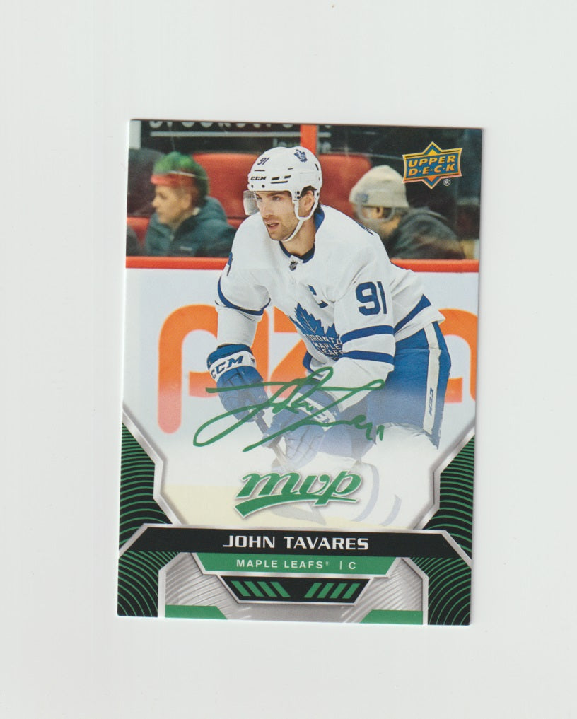 2020-21 Upper Deck MVP Green Script #209 John Tavares