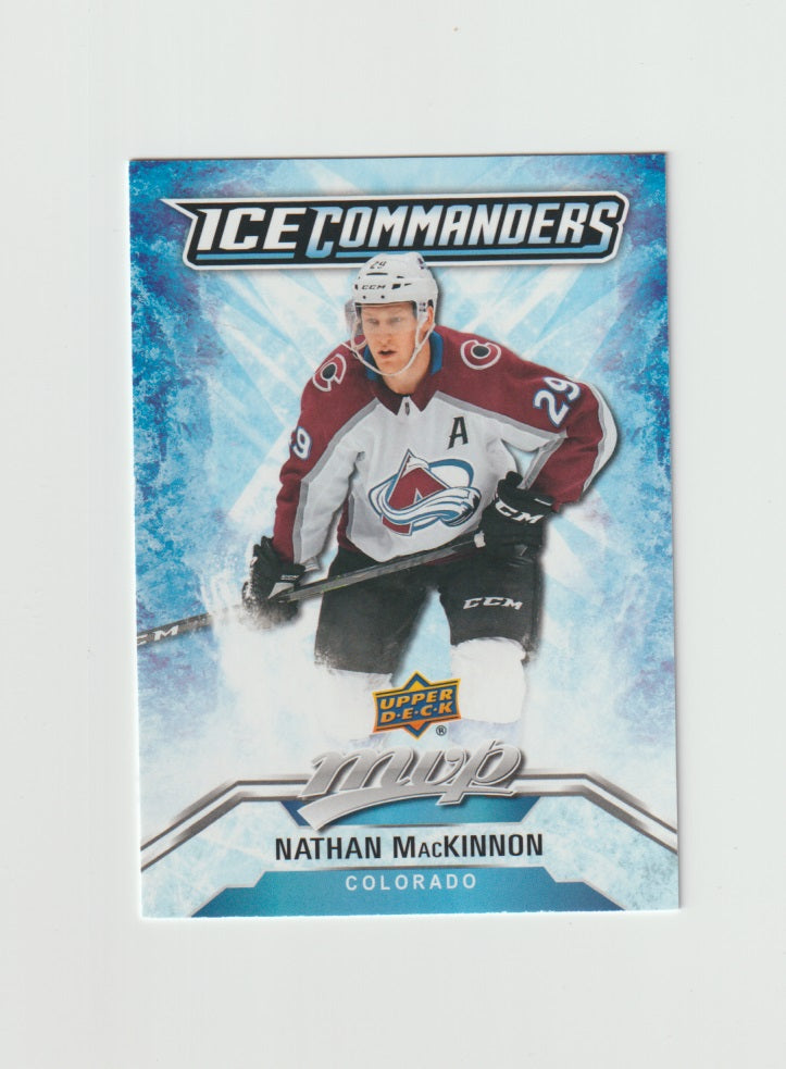 2020-21 Upper Deck MVP Pack Wars Ice Commanders #IC-10 Nathan MacKinnon