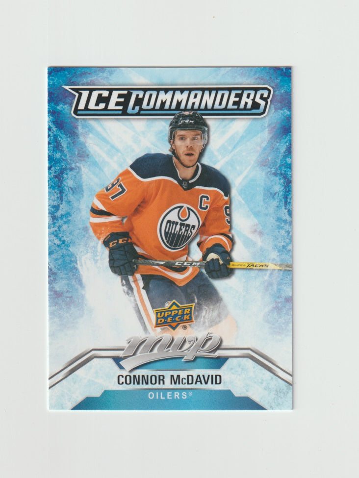 2020-21 Upper Deck MVP Pack Wars Ice Commanders #IC-1 Connor McDavid