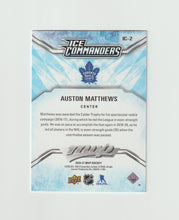 Load image into Gallery viewer, 2020-21 Upper Deck MVP Pack Wars Ice Commanders #IC-2 Auston Matthews
