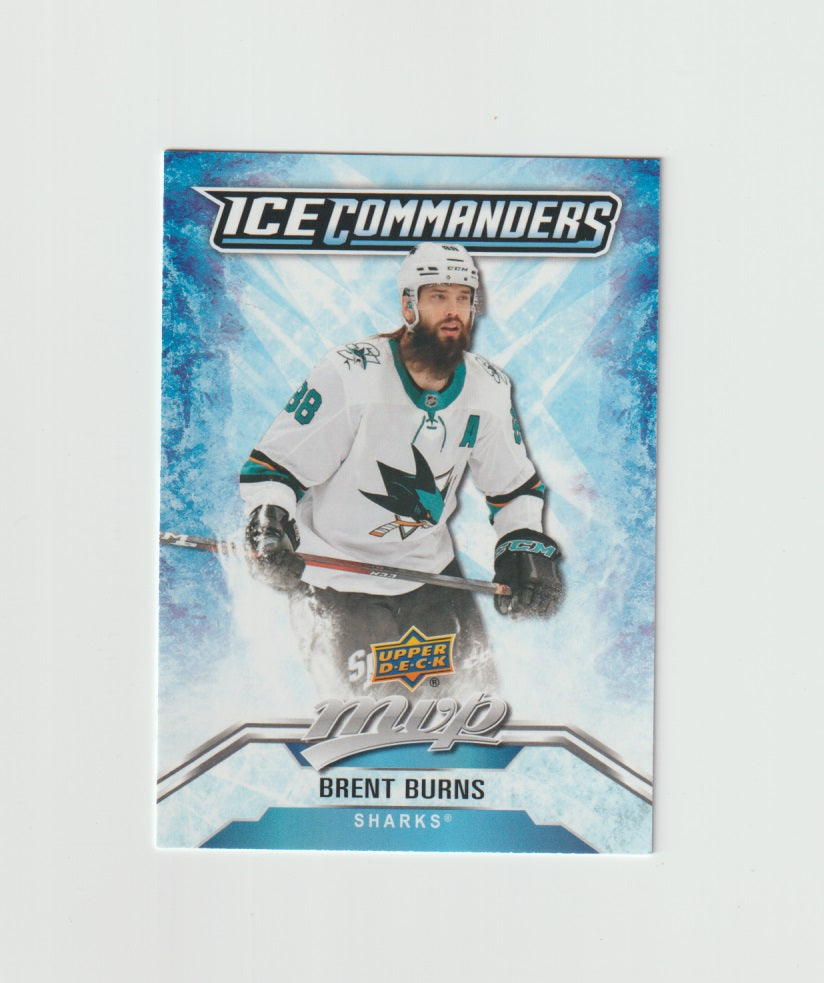 2020-21 Upper Deck MVP Pack Wars Ice Commanders #IC-8 Brent Burns