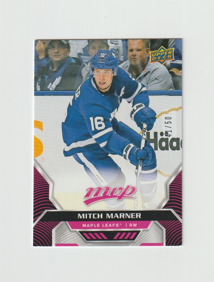 2020-21 Upper Deck MVP Pack Wars Magenta #154 Mitch Marner