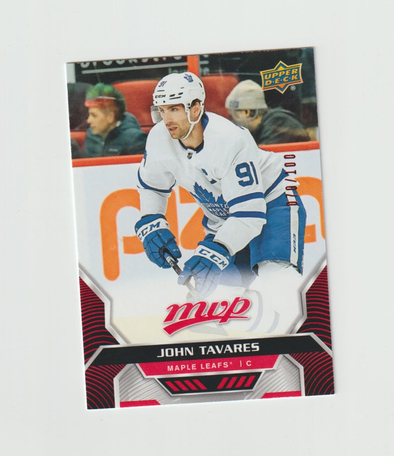2020-21 Upper Deck MVP Pack Wars Red #209 John Tavares