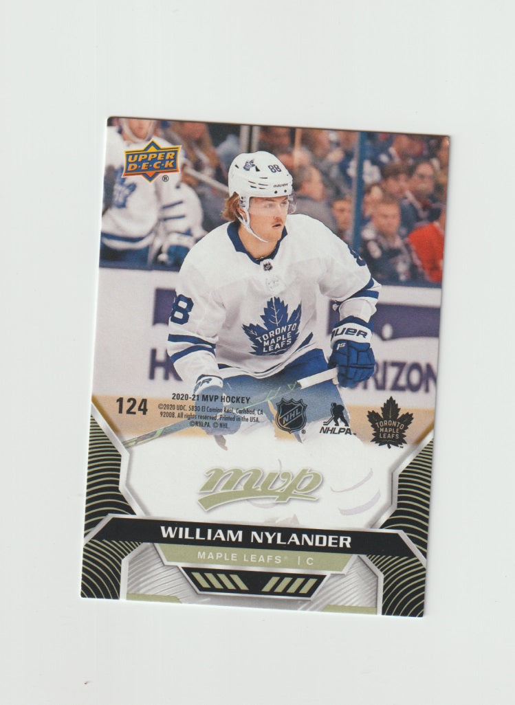 2020-21 Upper Deck MVP Puzzle Back #124 William Nylander