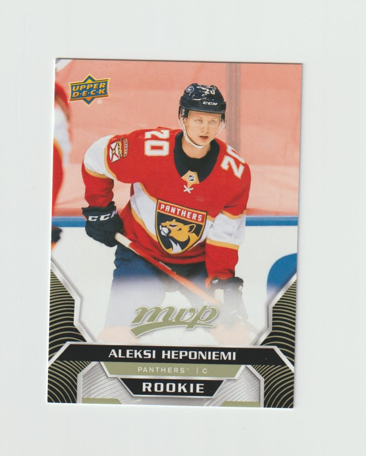 2020-21 Upper Deck MVP Rookies #254 Aleksi Heponiemi