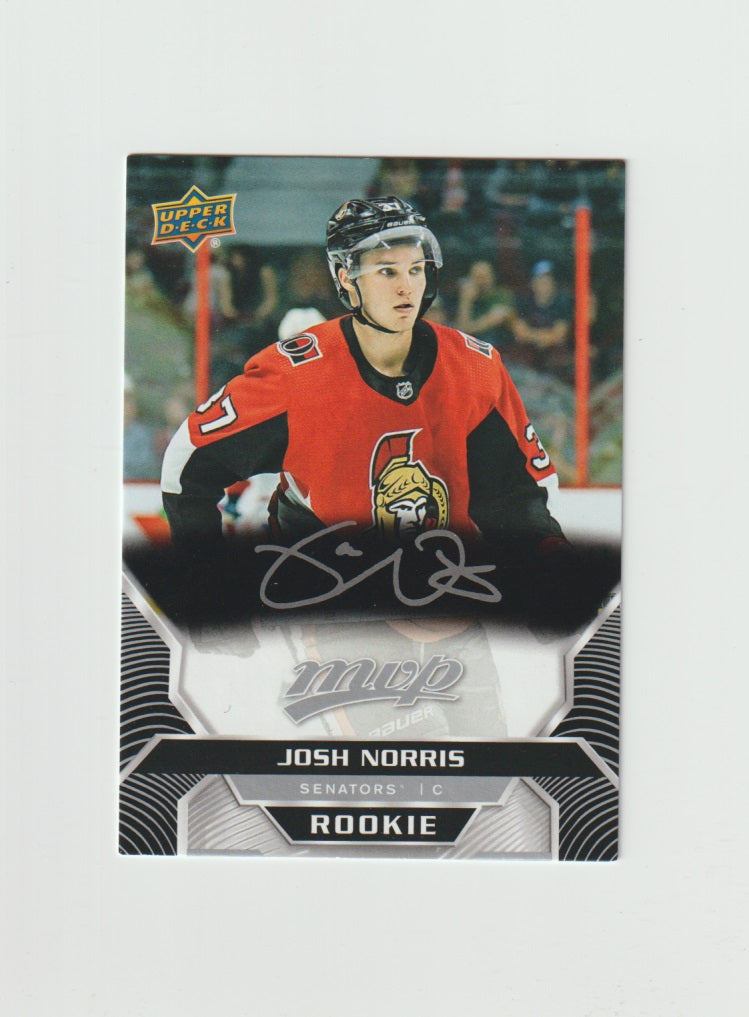 2020-21 Upper Deck MVP Silver Script #234 Josh Norris