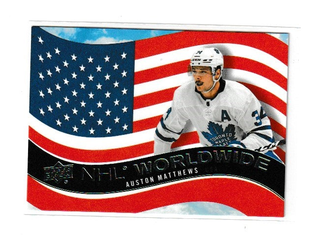 2020-21 Upper Deck NHL Worldwide #WW-2 Auston Matthews