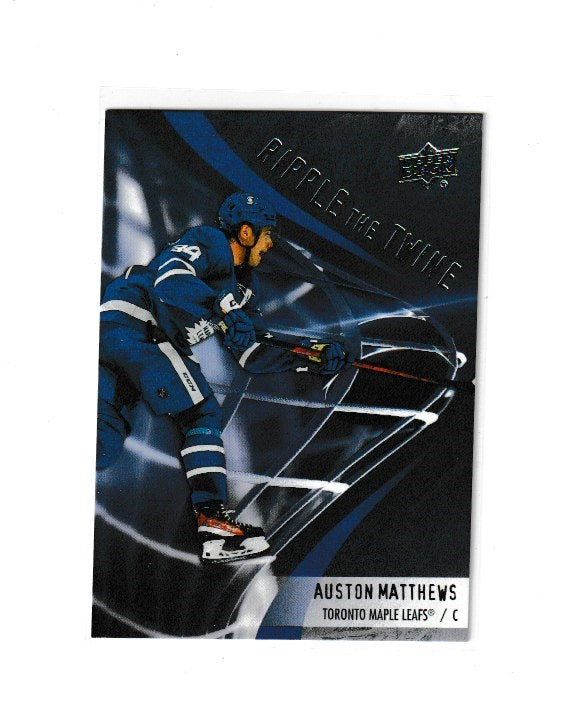 2020-21 Upper Deck Ripple the Twine #RT-1 Auston Matthews