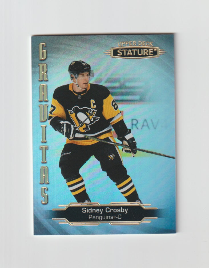 2020-21 Upper Deck Stature Gravitas #G-3 Sidney Crosby