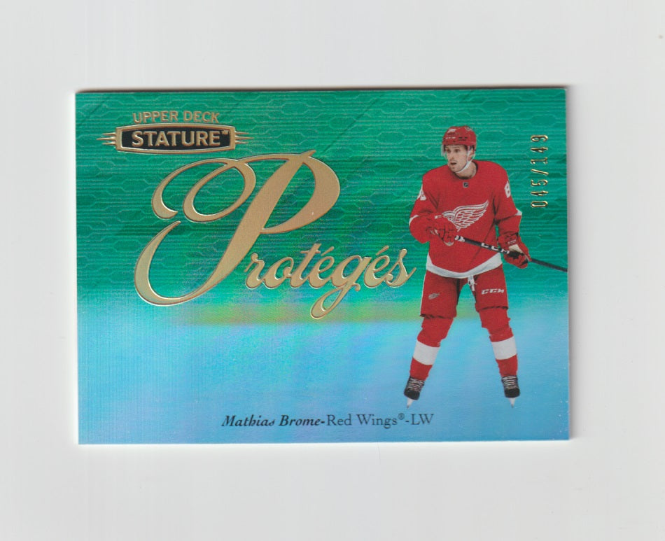 2020-21 Upper Deck Stature Proteges Green #P-38 Mathias Brome