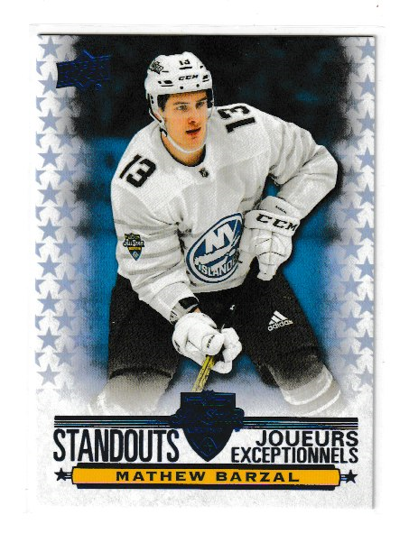 2020-21 Upper Deck Tim Hortons All Star Standouts #AS13 Mathew Barzal