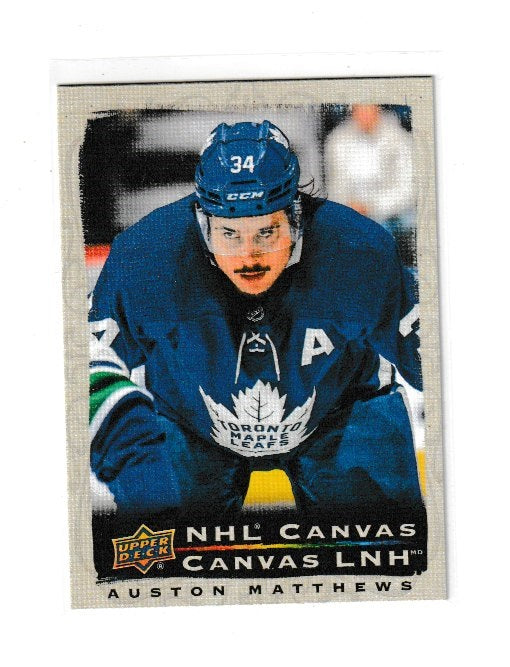 2020-21 Upper Deck Tim Hortons Canvas #C-10 Auston Matthews