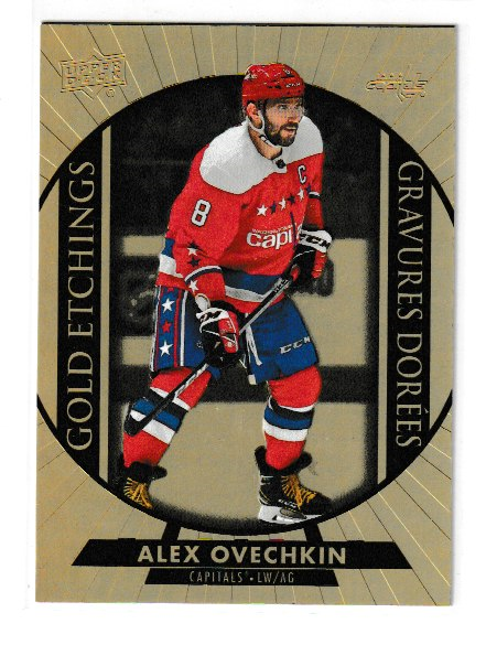 2020-21 Upper Deck Tim Hortons Gold Etchings #G10 Alex Ovechkin