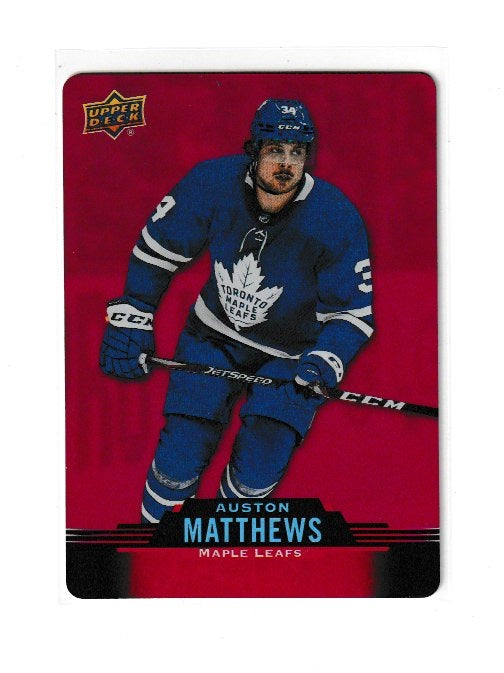 2020-21 Upper Deck Tim Hortons Red Die Cuts #DC-19 Auston Matthews