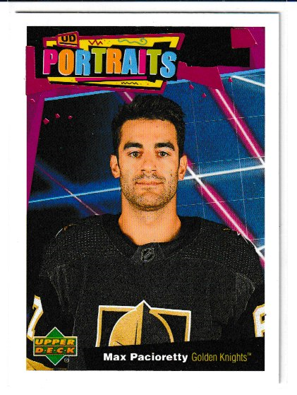 2020-21 Upper Deck UD Portraits #P14 Max Pacioretty