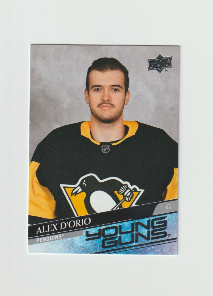 2020-21 Upper Deck Young Guns #719 Alex D'Orio