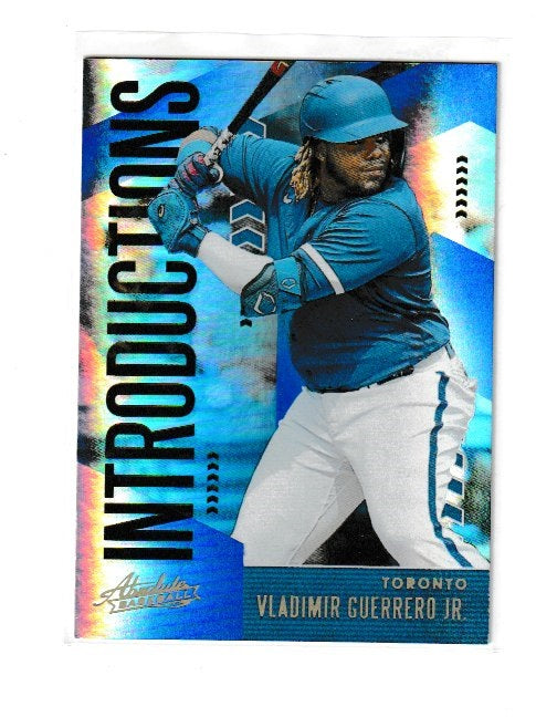 2020 Absolute Introductions Spectrum Blue #INT2 Vladimir Guerrero Jr