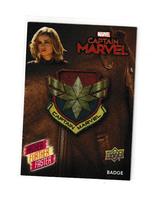 2020 Avengers Endgame and Captain Marvel Higher Further Faster #HFF-3 Badge