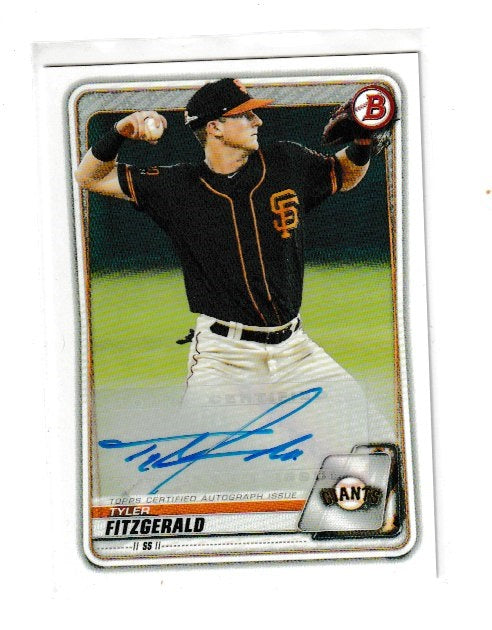 2020 Bowman Prospects Autographs #PA-TF Tyler Fitzgerald