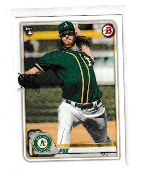 2020 Bowman Rookie Card #64 A.J. Puk