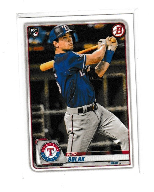 2020 Bowman Rookie Card #96 Nick Solak