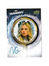 Load image into Gallery viewer, 2020 Marvel Runaways Staff of One Autographs #SOO-VG Virginia Gardner as Karolina Dean
