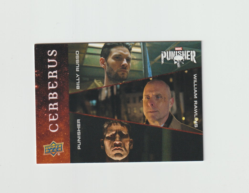 2020 Punisher Season 1 Cerberus #C-9 Billy Russo, William Rawlins & Punisher