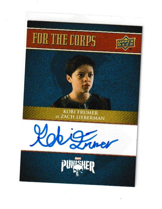 2020 Punisher Season 1 For The Corps Autographs #FTC-KF Kobi Frumer as Zach Lieberman