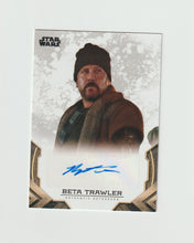 Load image into Gallery viewer, 2020 The Mandalorian Season 1 Autographs #A-RW Ryan Watson as Beta Trawler
