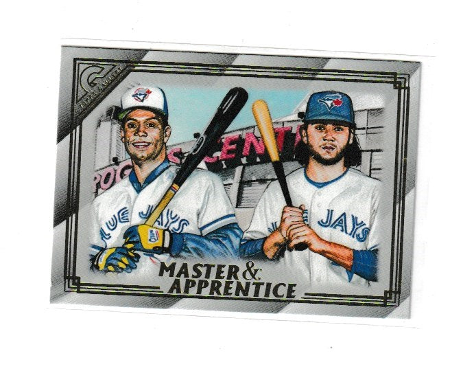 2020 Topps Gallery Master & Apprentice #MA-9 Bo Bichette & Roberto Alomar