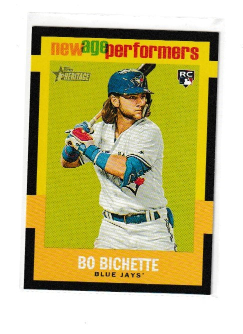 2020 Topps Heritage New Age Performers #NAP-15 Bo Bichette