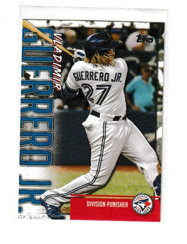 Vladimir Guerrero Jr. Autographed 2020 Topps Highlights Card