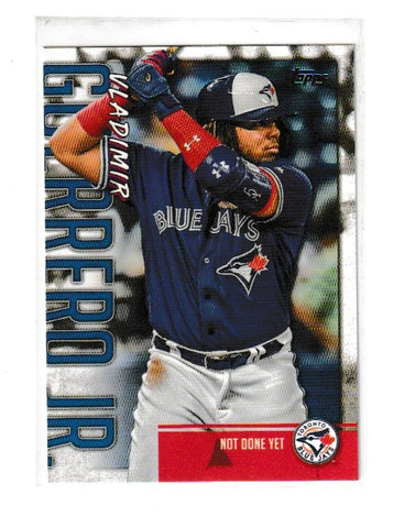 Vladimir Guerrero, Jr. At-Bat Toronto Blue Jays Baseball Photo - Dynasty  Sports & Framing