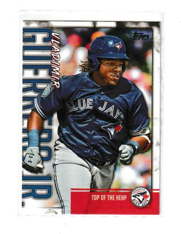 Vladimir Guerrero Jr. Autographed 2020 Topps Card #182 Toronto