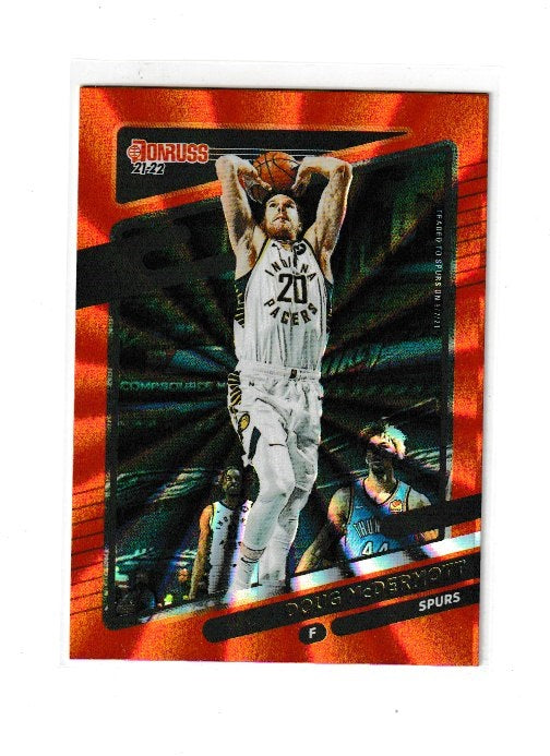 2021-22 Donruss Holo Orange Laser #158 Doug McDermott