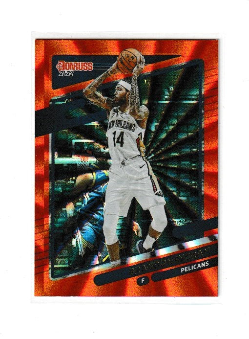 2021-22 Donruss Holo Orange Laser #29 Brandon Ingram